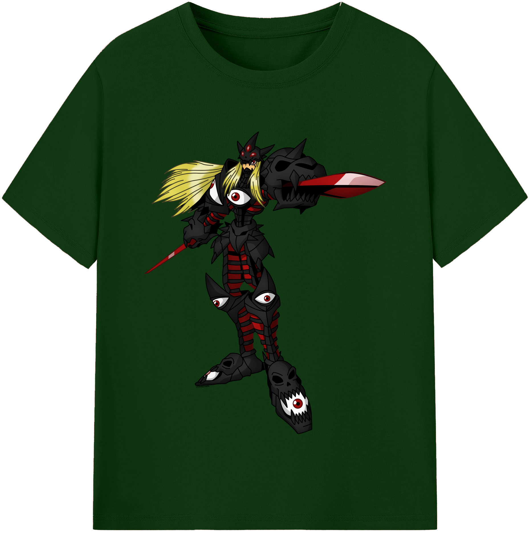 （画像用） Digimon デジタルモンスター/デジモン 綿100％半袖Tシャツ（フロントプリント）